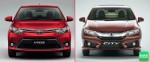 So sánh Honda City 2016 và Toyota Vios 2016